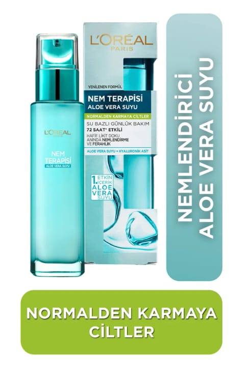 L'Oreal Paris ژل مرطوبکننده صورت با عصاره آلوئهورا