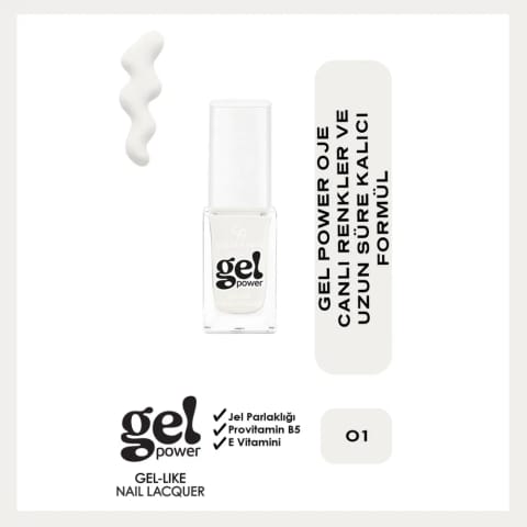 لاک ناخن Golden Rose Power Gel Like شماره 01