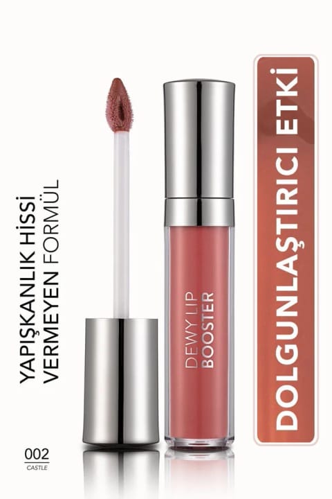 Flormar لیپ گلاس حجمدهنده Dewy Lip Booster - 002 Castle