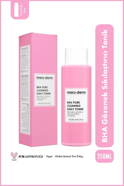 Maru.Derm BHA Tonik | سفتکننده منافذ، ضد جوش سرسیاه ۲۵۰ میلیلیتر