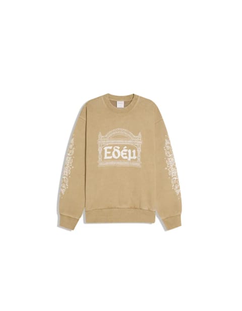 سویشرت طرح شستهشده ARIES X BERSHKA