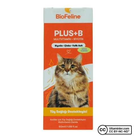 بیوفلاین پلاس + B برای گربه قطره ۵۰ میلیلیتر