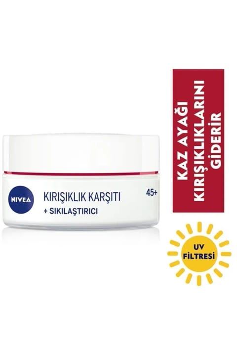 NIVEA کرم مراقبت از پوست صورت ضد چروک و ترمیمکننده ۵۰ میلیلیتر مناسب ۴۵+ سال