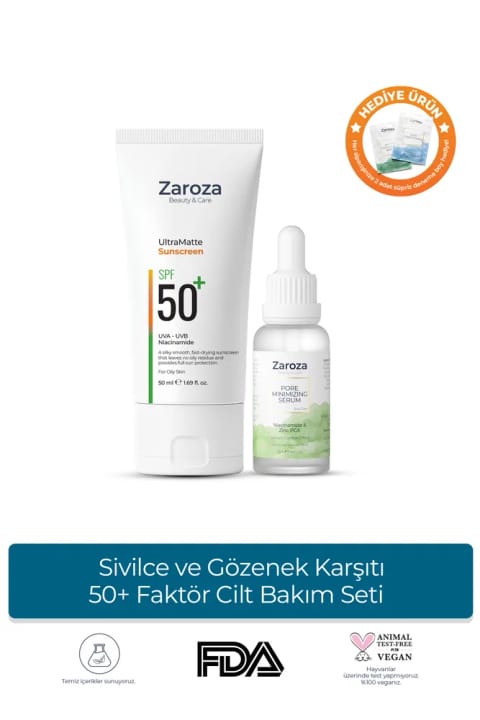 ZAROZA ضد جوش و منافذ پوست چرب SPF 50