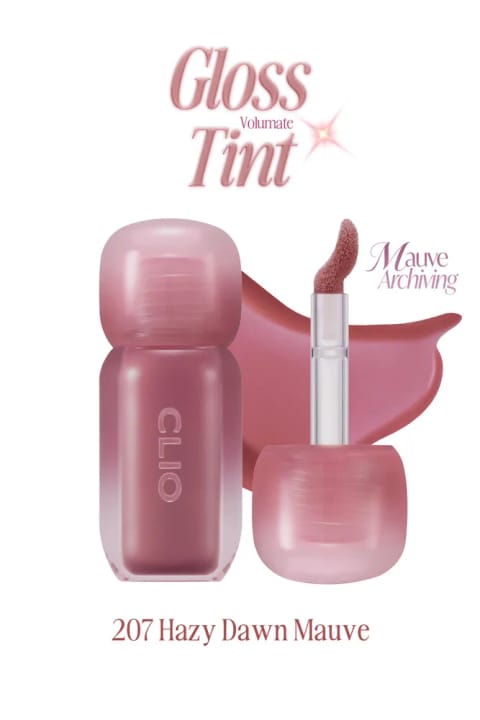 CLIO Volumate Gloss 207 Hazy Dawn Mauve