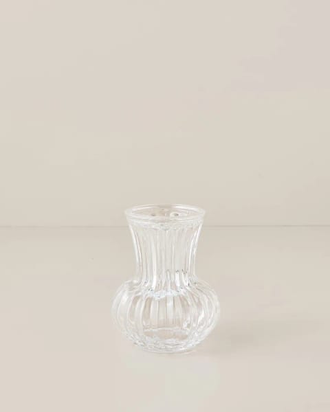 گلدان شیشه‌ای Alisia 11x14 سانتی‌متر شفاف