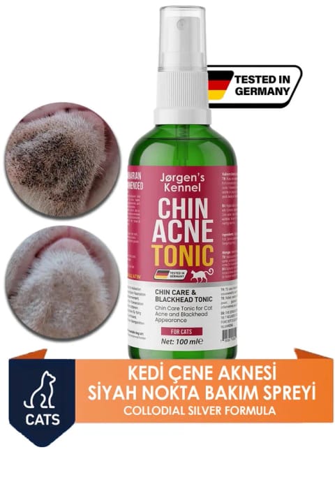 Jorgens Kennel اسپری مراقبت و پاکسازی آکنه چانه و صورت گربه 100 میلیلیتر