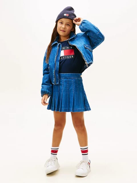 دامن چیندار دخترانه Tommy
