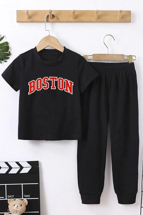 ست گرمکن بچگانه Boston پایینتنه و بالاتنه uyguntarz