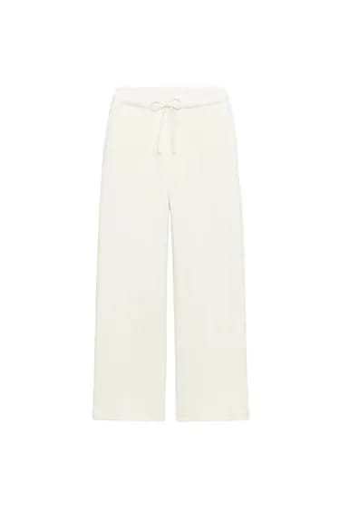 DRAWSTRING PLUSH TROUSERS