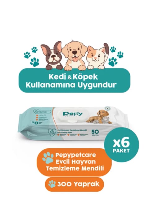 PEPY دستمال مرطوب تمیزکننده حیوانات