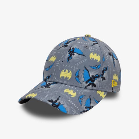 کلاه بچگانه New Era DC Batman All Over Print 9Forty خاکستری