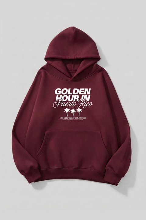 سویشرت اورسایز یونیسکس uyguntarz طرح Golden Hour بافت سهنخ мягک