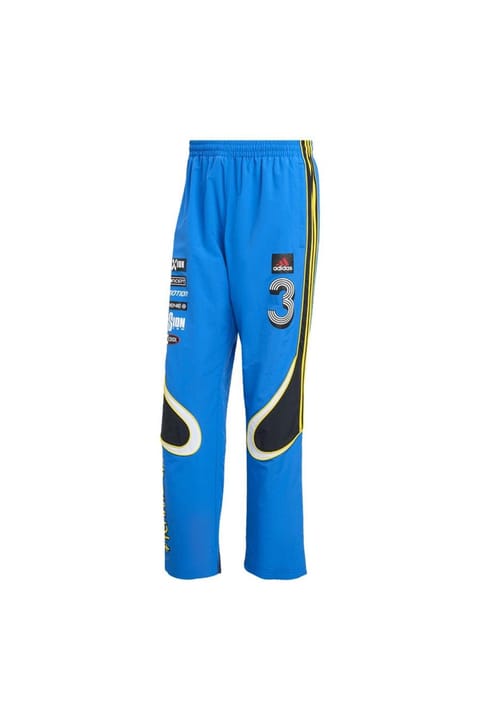 شلوارک ورزشی مردانه adidas آبی GFX TRACK PANT KG2675