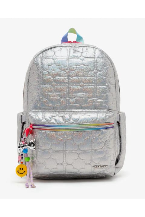 کوله‌پشتی دخترانه SKECHERS G Puffy Heart Magic Backpack بزرگ رنگ خاکستری SKTT30...