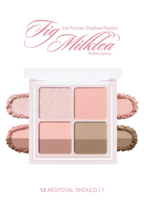پالت سایه چشم ۴ رنگ PERIPERA Ink Pocket Shadow Palette (13 A...)