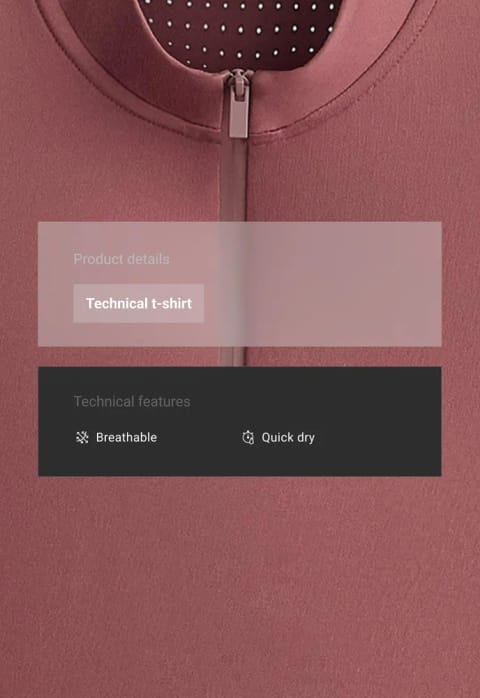 تیشرت اسپرت بدون آستین نیمزیپ