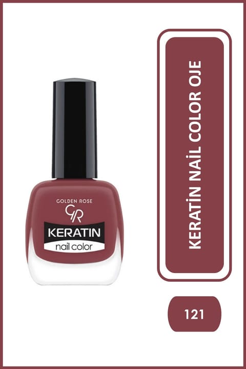 Golden Rose Keratin Nail Color - 121 - لاک ناخن کراتین