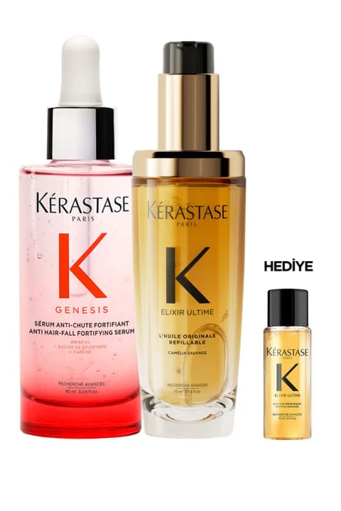 ست مراقبت آیکونیک Kerastase Elixir و Genesis