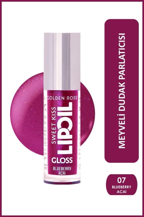 Golden Rose Sweet Kiss Lip Oil Gloss شماره 07 - روغن براق کننده لب