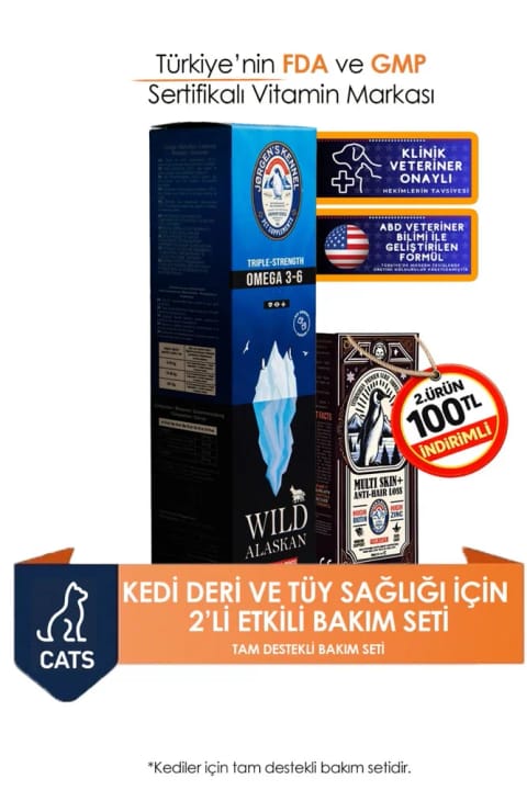 Jorgens Kennel کیت مراقبت از پوست و موی گربه