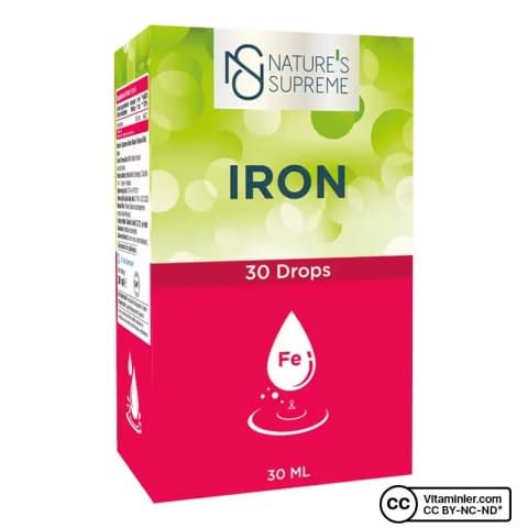 Nature's Supreme آهن قطره ۳۰ میلیلیتر
