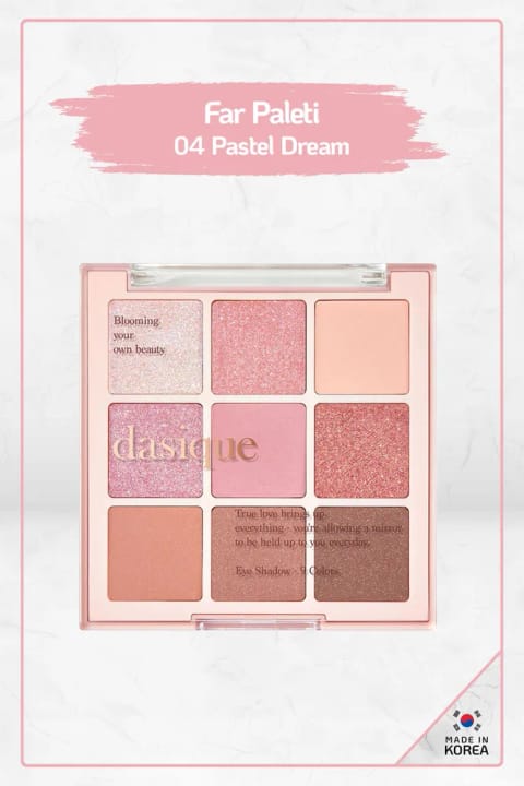 پالت سایه چشم dasique کره 04 Pastel Dream