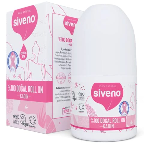 Siveno دئودورانت رولی طبیعی زنانه ۵۰ میلیلیتر