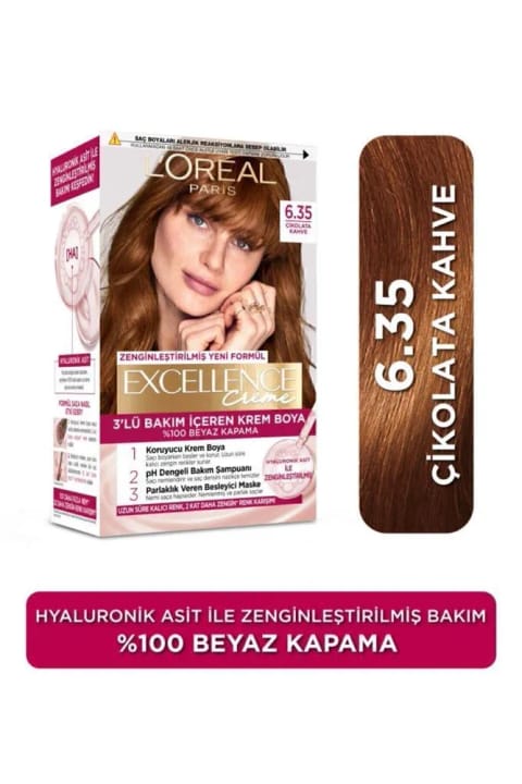 L'Oreal Paris Excellence Creme رنگ مو 6.35 شکلات قهوهای