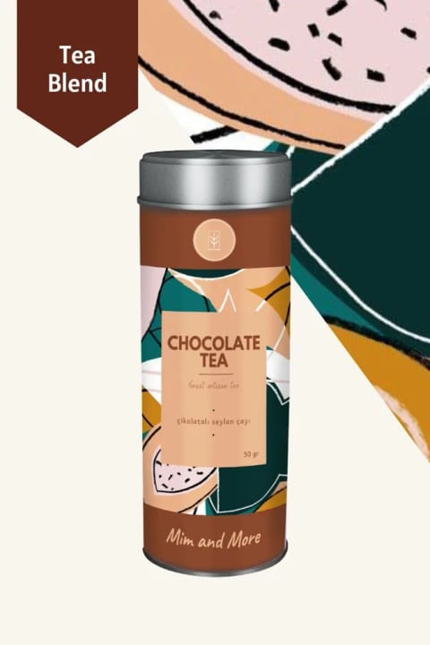 Mim and More چای شکلاتی - چای سیلان با طعم شکلات، ۵۰ گرم