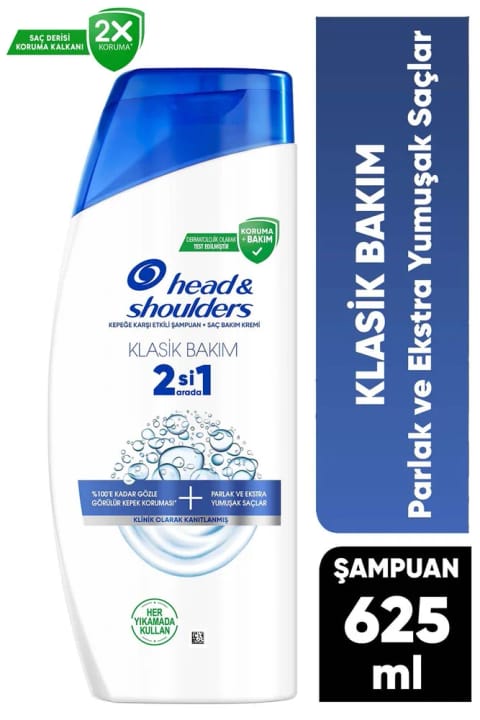 Head & Shoulders شامپو دو کاره کلاسیک 625 میلی‌لیتر