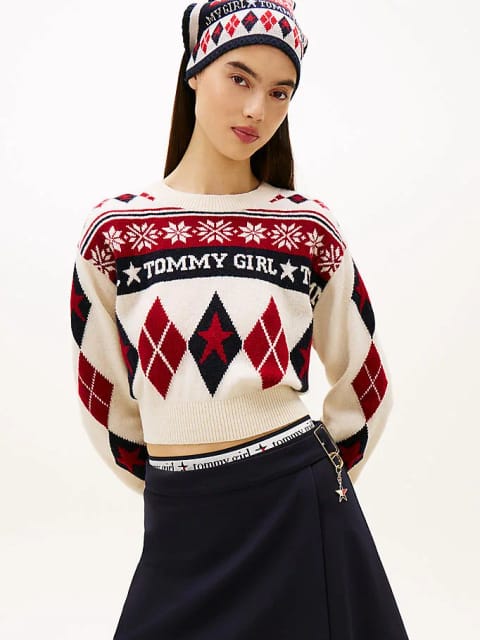 پلیور Fairisle زنانه Tommy Girl