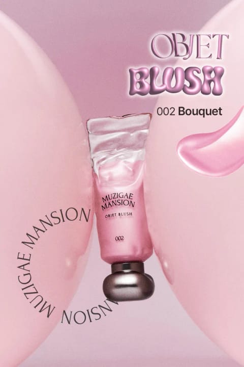 رژگونه مایع براق و یکپارچه با پوست موزیگه منشن — 002 Bouquet