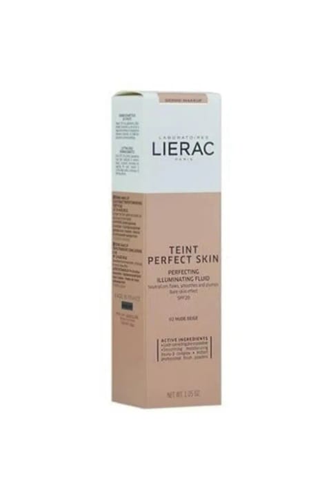 لیراک فاندیشن Teint Perfect Skin SPF 20 رنگ 02 Nude Beige 30 میلیلیتر