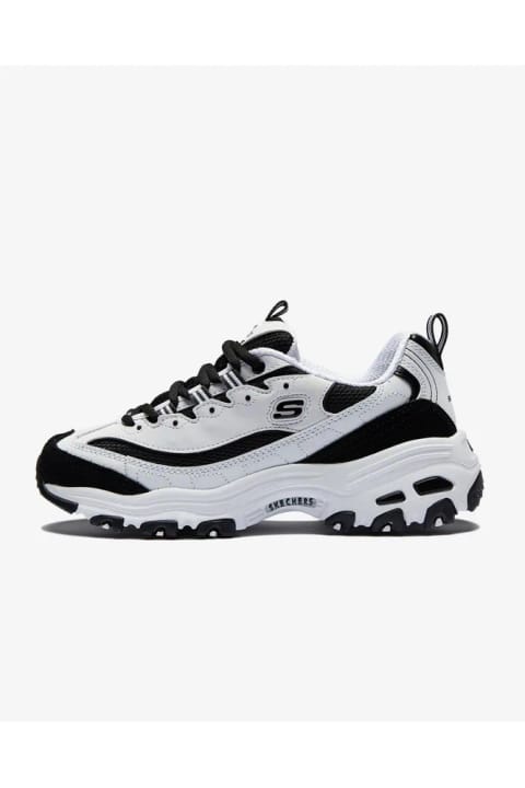 SKECHERS D'lites-march Forward زنانه سفید Sneakers 13148 Wbk
