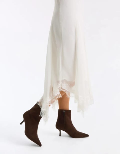 پوتین مچ‌کوتاه پاشنه‌دار Kitten Heel