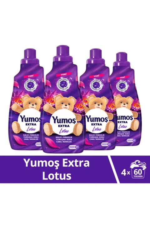 Yumoş Extra لوکس نرمکننده لباس 1440 میلیلیتر (60 شستشو) ×4