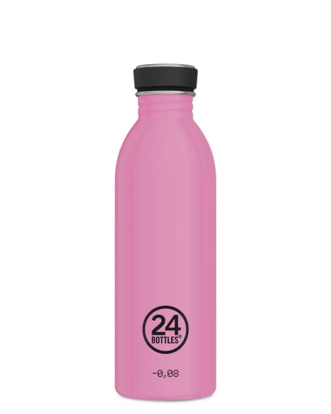 بطری آب 24Bottles Urban Bottle REactive رنگ‌تغییردهنده فولاد ضدزنگ Pink/Blue، 500 میلی‌لیتر، صورتی