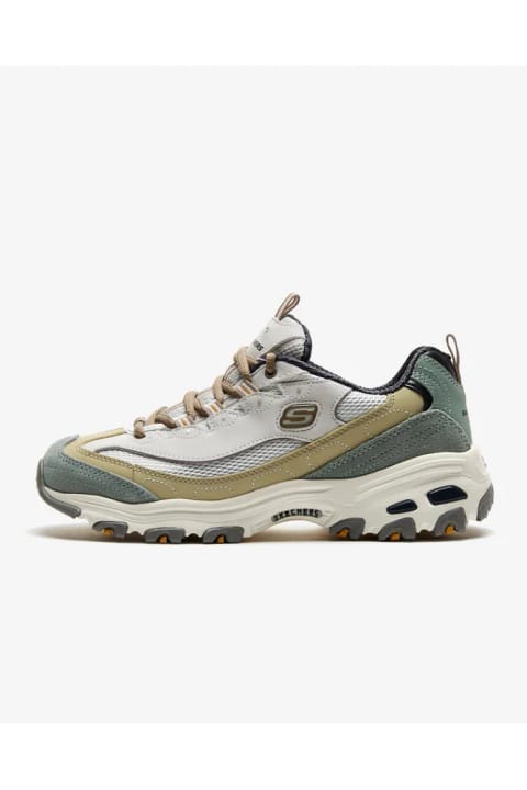 SKECHERS D'lİtes زنانه بژ اسنیکرز 13167 NTOL