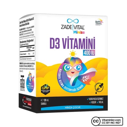 Zade Vital Miniza D3 Vitamini 400 IU 20 mL