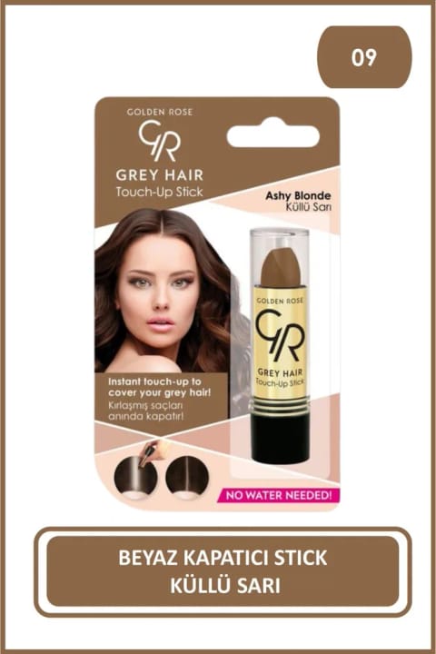 Golden Rose Grey Hair Touch-up Stick No: 09 Ashy Blonde - پوشاننده موی سفید