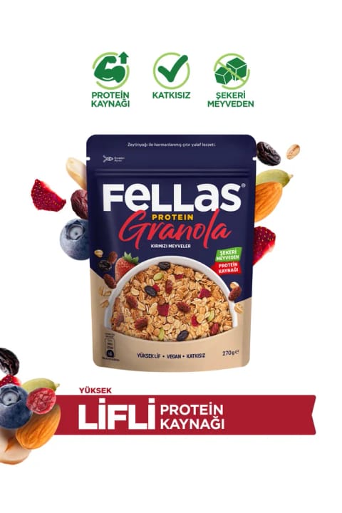Fellas Protein Granola - توت‌های قرمز (270 g)