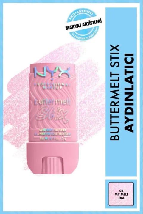 NYX Professional Makeup Buttermelt Stix Highlighter - کرمی استیک روشن‌کننده — 04 My Era