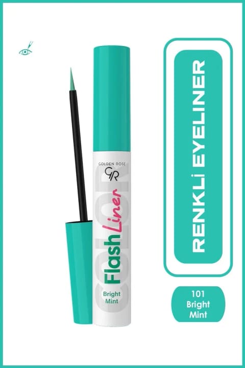 خط چشم رنگی Golden Rose Flash Liner - 101 Bright Mint