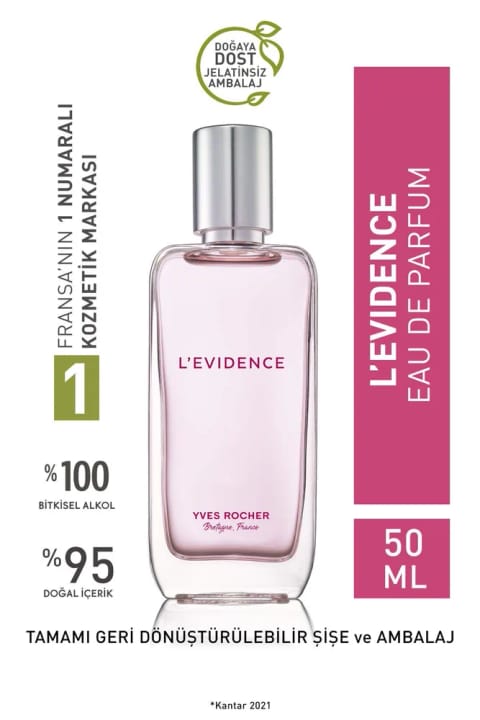 ایو روشه L'Evidence ادوپرفیوم Comme Une Evidence زنانه - وگان - 50ml