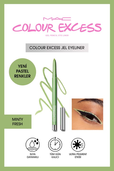 M.A.C Colour Excess Jel Eyeliner / MINTY FRESH
