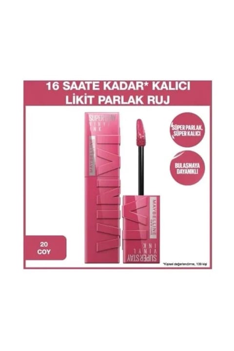رژ لب مایع براق و ماندگار Super Stay Vinyl Ink