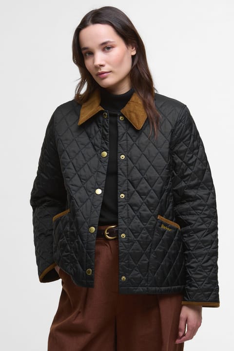کاپشن کوتاه لیدزدیل Barbour Icons BK91 مشکی/کلاسیک