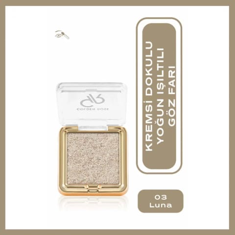 سایه چشم Golden Rose Glitter Glow شماره 03 Luna