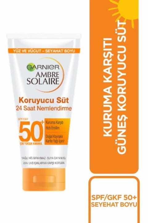 گارنیر آمبر سولر ضدآفتاب سایز مسافرتی SPF50 50ml